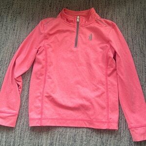 JOHNNIE-O Size 4 Kids 1/4 Zip Performance Shirt Golf